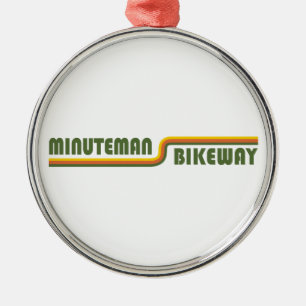 Minuteman-Radweg Boston Massachusetts Ornament Aus Metall