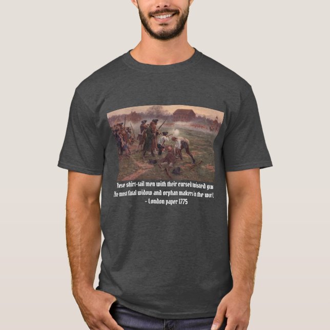Minutemen des Revolutionskrieges 2 T-Shirt (Vorderseite)