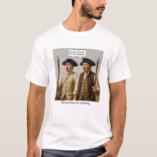 Minutemen in der Ausbildung. T-Shirt