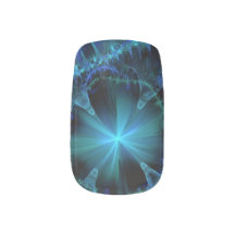 Minx-Nägel Glanz des blauen Sternes