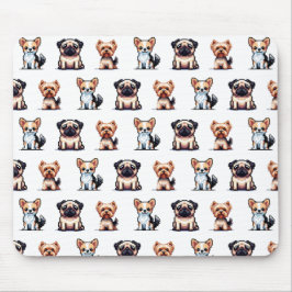 Minydogs pixelart Mousepad