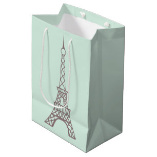 Minz-Eiffelturm-Geschenktasche Mittlere Geschenktüte
