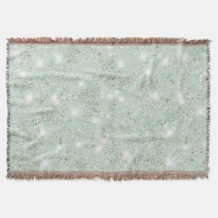 Minz-Glitter Decke