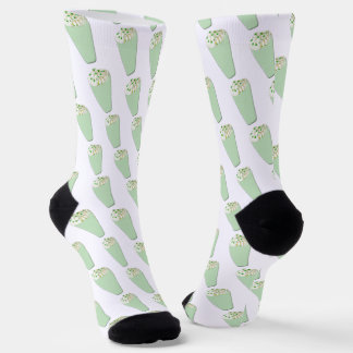 Minz-Milchshake Socken
