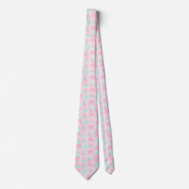 Minz-Rosa-Abstrakt-Trend-Kollektion Krawatte
