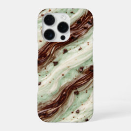 Minz-Schokoladen-Chip-Milchshake-Marmor-Design iPhone 16 Pro Hülle