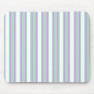 Minz- und Fliederzuckerlstreifen Mousepad