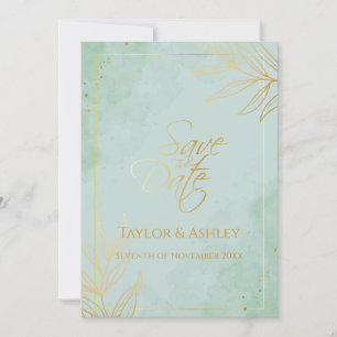 Minz- und Goldene Hochzeit Save The Date