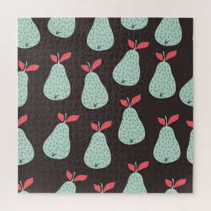 Minzbirnen: Vintage Nahtlose Textur Puzzle