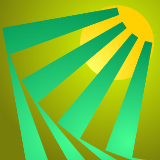 Minzblätter über Honigmelonen schwimmen in Chartre Kissen