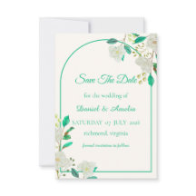 Minzbogen Save-the-Date-Karte