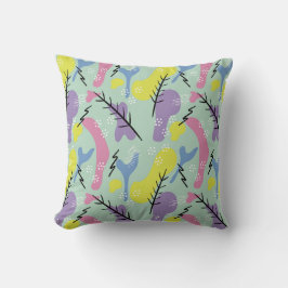 Minze Abstrakte Formen Kissen Kissen