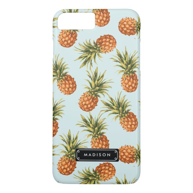 Minze Ananas Personalisiert Case-Mate iPhone Hülle (Rückseite)