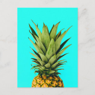 Minze Ananas Top Postkarte