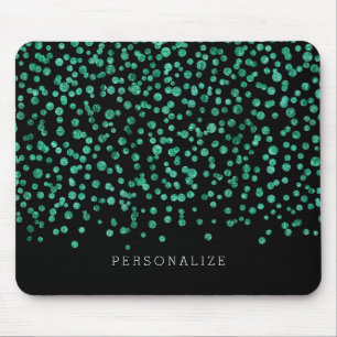 Minze blenden Confetti Mousepad