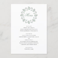 Minze botanische Hochzeit. Elegantes, einfaches Bl