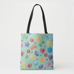 "Minze Candy Star Tote Bag