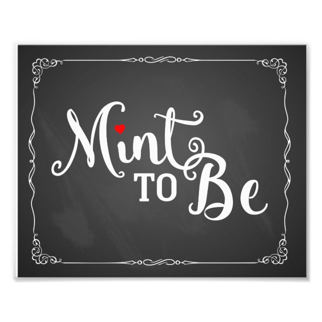 Minze, Gastgeschenk Hochzeit, Hochzeitszeichen, Vi Fotodruck (Vorne)