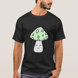 Minze Green Gepunktet Mushroom T-Shirt