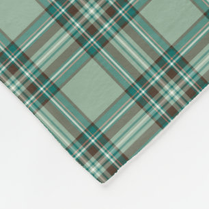 Minze Green Kariert Kelly Tartan Fleecedecke