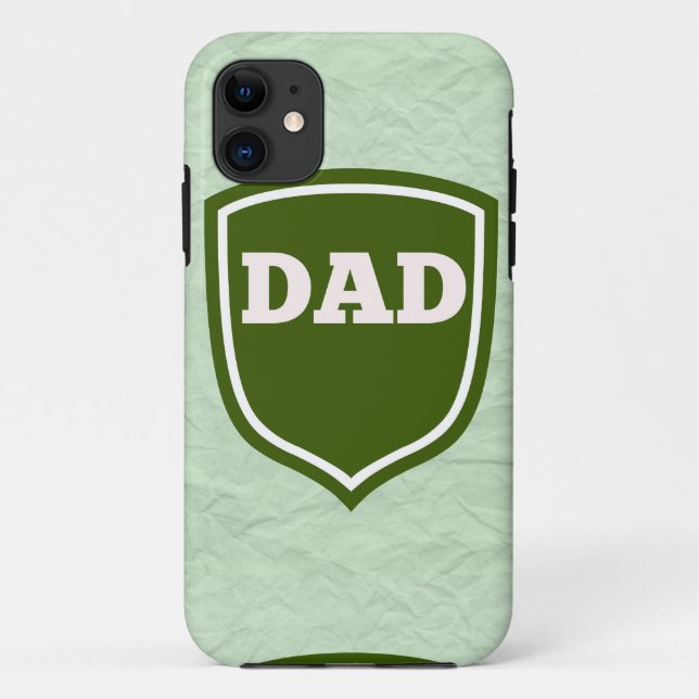 Minze Green Vater Plaque Case-Mate iPhone Hülle (Rückseite)