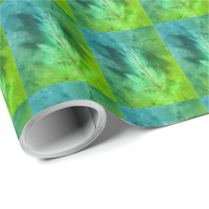 Minze grün und arktisch blau geschenkpapier
