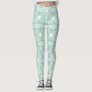 Minze grüne Aqua Seafoam und Leggings