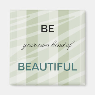 Minze grüne, weiße Zebrastreifen Magnet