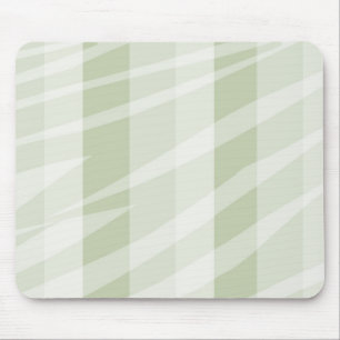 Minze grüne, weiße Zebrastreifen Mousepad