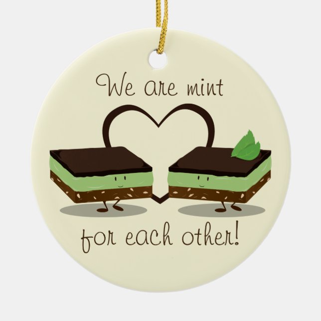 Minze Liebe Nanaimo Bars | Ornament (Vorne)