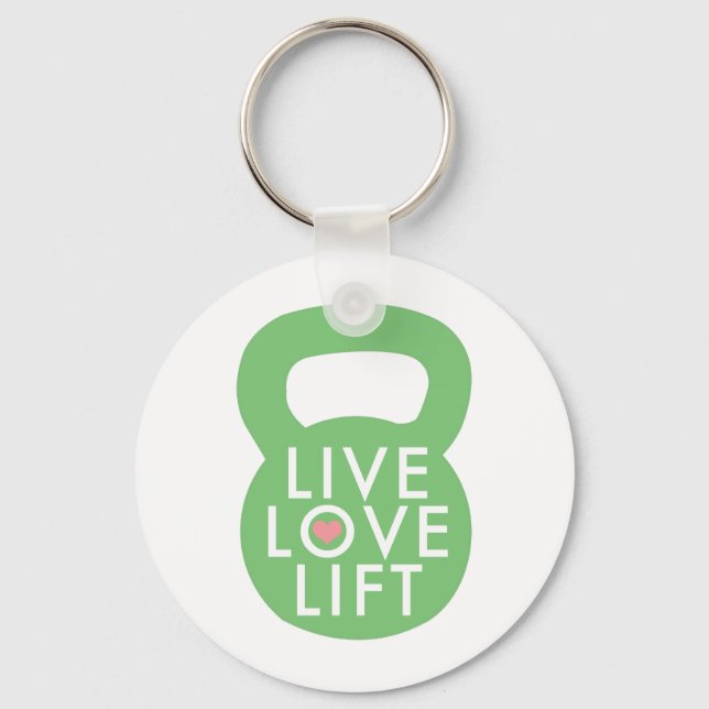 Minze "Lift für Live-Liebe" Schlüsselanhänger (Vorderseite)