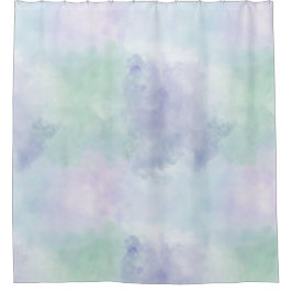 Minze Lila Gefärbte Krawatte Duschvorhang