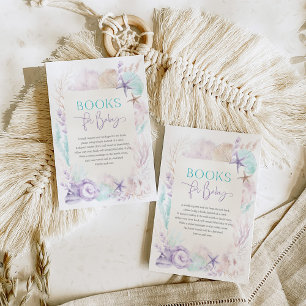 Minze Lila unter Meerjungfrau Bücher für Baby Begleitkarte