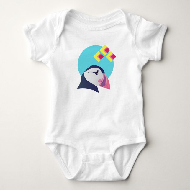 Minze Puffling Baby Bodysuit Strampler (Vorderseite)