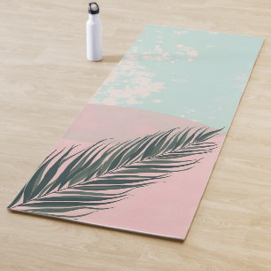 Minze Rosé Abstrakte Moderne Kollektion Yogamatte