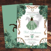 Minze Rose Light Green Western Ranch Quinceanera