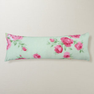 Minze Rose Shabby Chic Kissen 20" x 54"