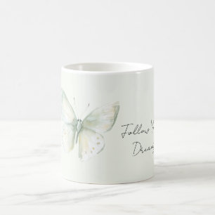 Minze Schmetterling Folge Träumen Kaffeetasse