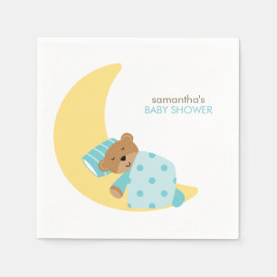 Minze Sweet Dreams Schlafen Teddy Bär Serviette