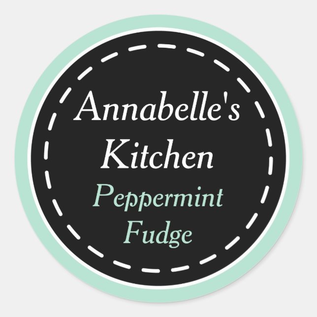Minze und Black Kitchen Stickers (Vorderseite)