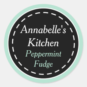 Minze und Black Kitchen Stickers