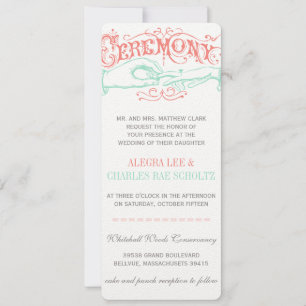 Minze und Peach Moderne Vintage Typografie laden e Einladung