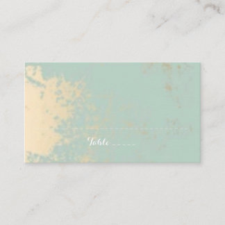 Minze und Spring Popular Wedding Card Platzkarte