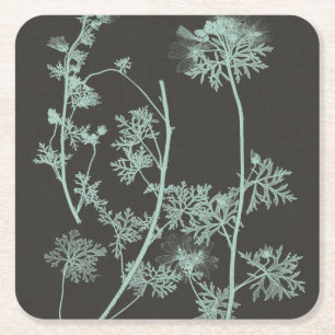 Minzen-u. Holzkohlen-Naturkunde IV Rechteckiger Pappuntersetzer