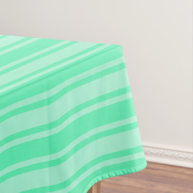 Minzgrüne Süßigkeiten Tischdecke (Beispiel)
