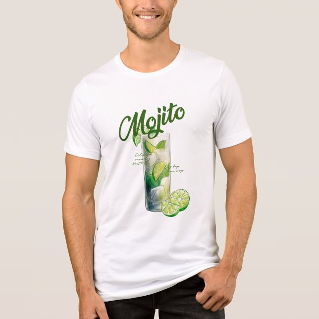 Minzige Zitronen-Vibes Tri-Blend Shirt (Vorderseite)