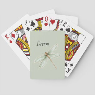Minztraum Libelle Spielkarten