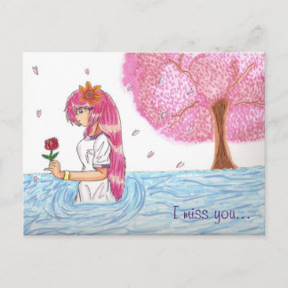 Mio.'s Vermisst Heart Postcard Postkarte