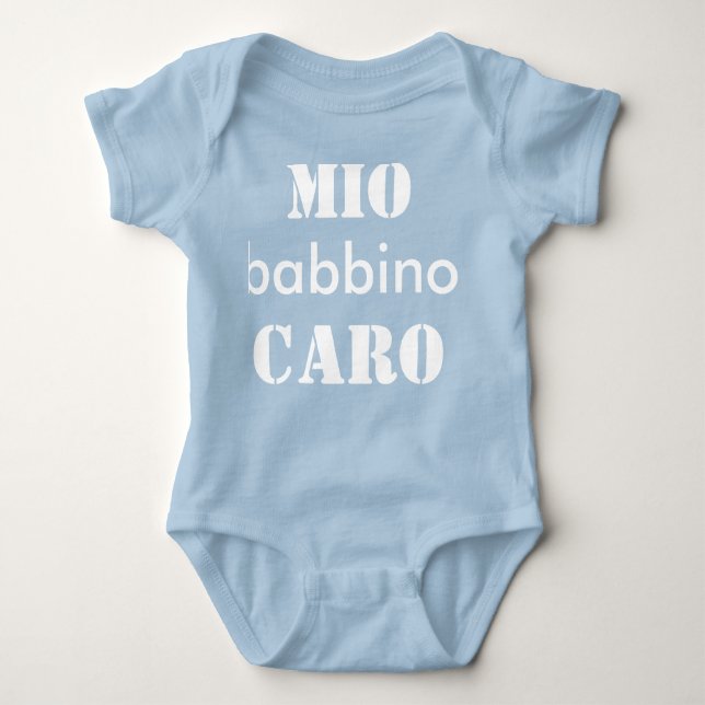 Miobabbino Caro-Baby Fußball-Bodysuit Baby Strampler (Vorderseite)