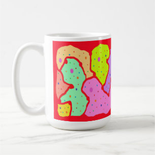 MIP MAP MOP ART DESIGN ABSTRAKTER FUN KAFFEETASSE